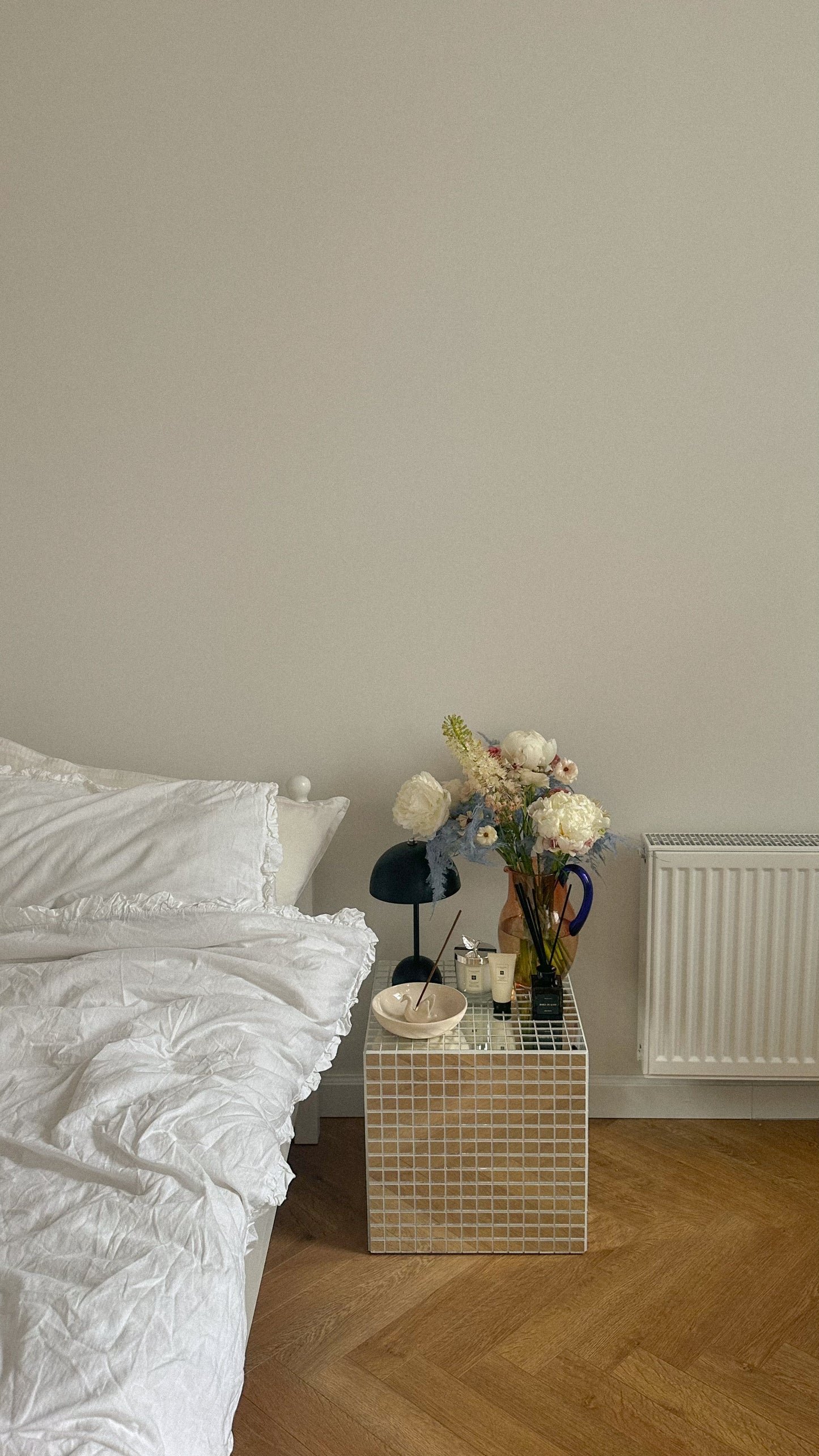 Mirrored Bedside Table